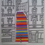 szivárványos lépcső (aracelisrandomness.wordpress.com)