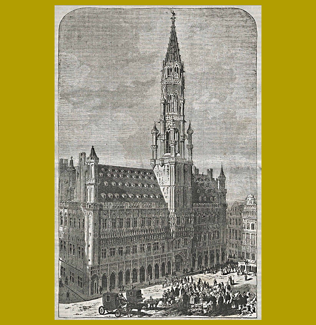 1866. február 11. Brüsszel, városháza - időutazás 