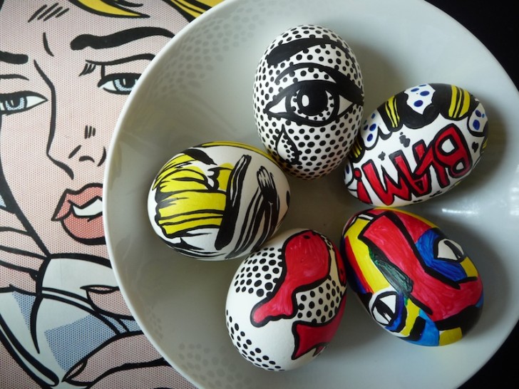 Roy Lichtenstein húsvéti tojás