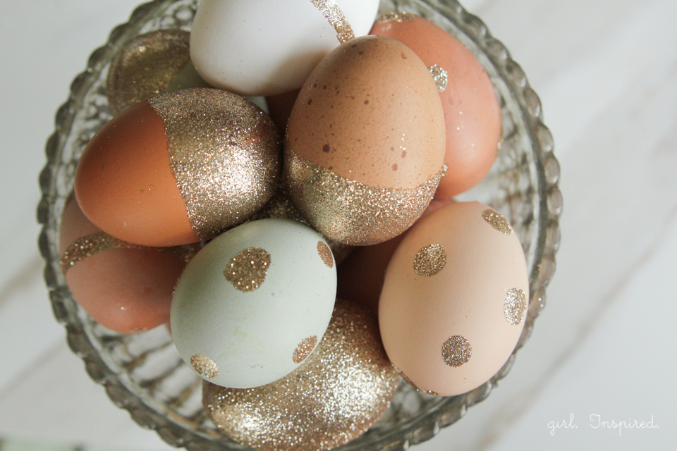 csillámok - húsvéti tojás