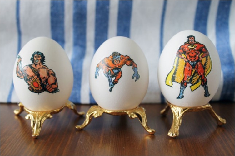 tetovált szuper tojások - húsvéti ötletek