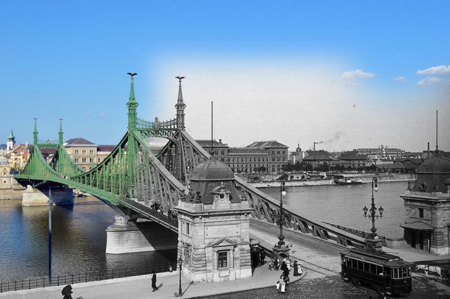 A millenniumi esztendőben új híddal is gazdagodott a főváros. Hogy megőrizzék az utókor számára, a Ferenc József híd alapokmányát elrejtették a hídban. Tippeld meg, hogy hol!